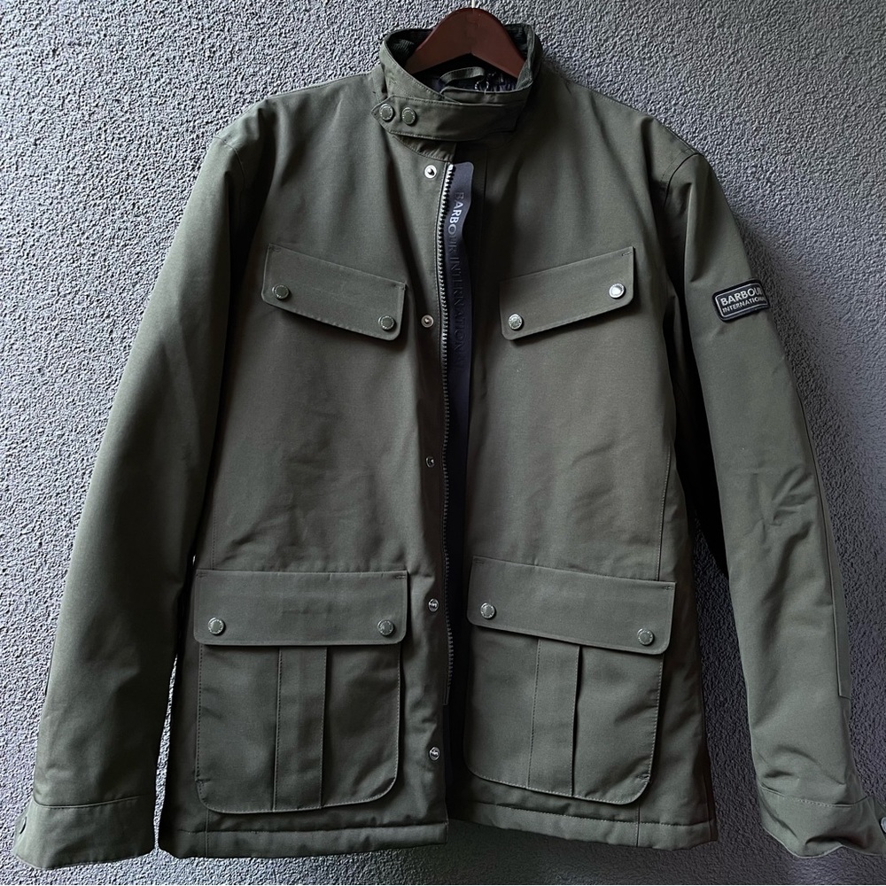 Barbour Intl Waterproof Duke Jacket in Sage British Style - Picture 2 of 8